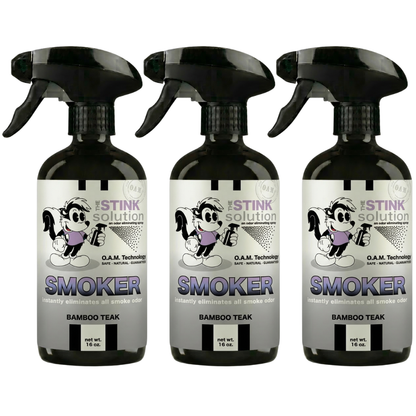 Three Pack - Two Smoke Odor Eliminating Sprays + One Spray of Choice 16 oz