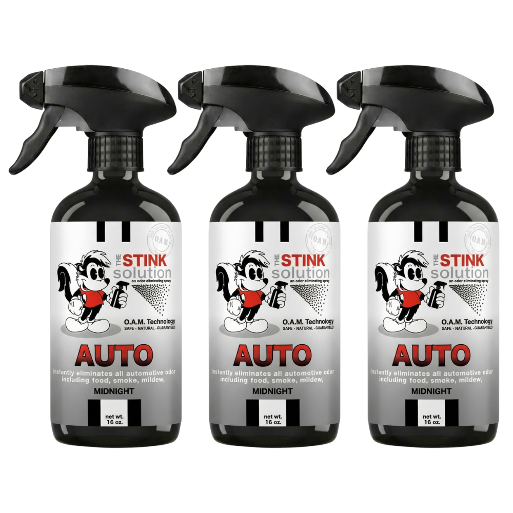 Three Pack - Two Auto Odor Eliminating Sprays + One Spray of Choice 16 oz