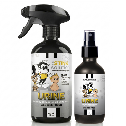 Twin Pack Urine Odor Eliminating Spray 16 oz and 4 oz Bundle