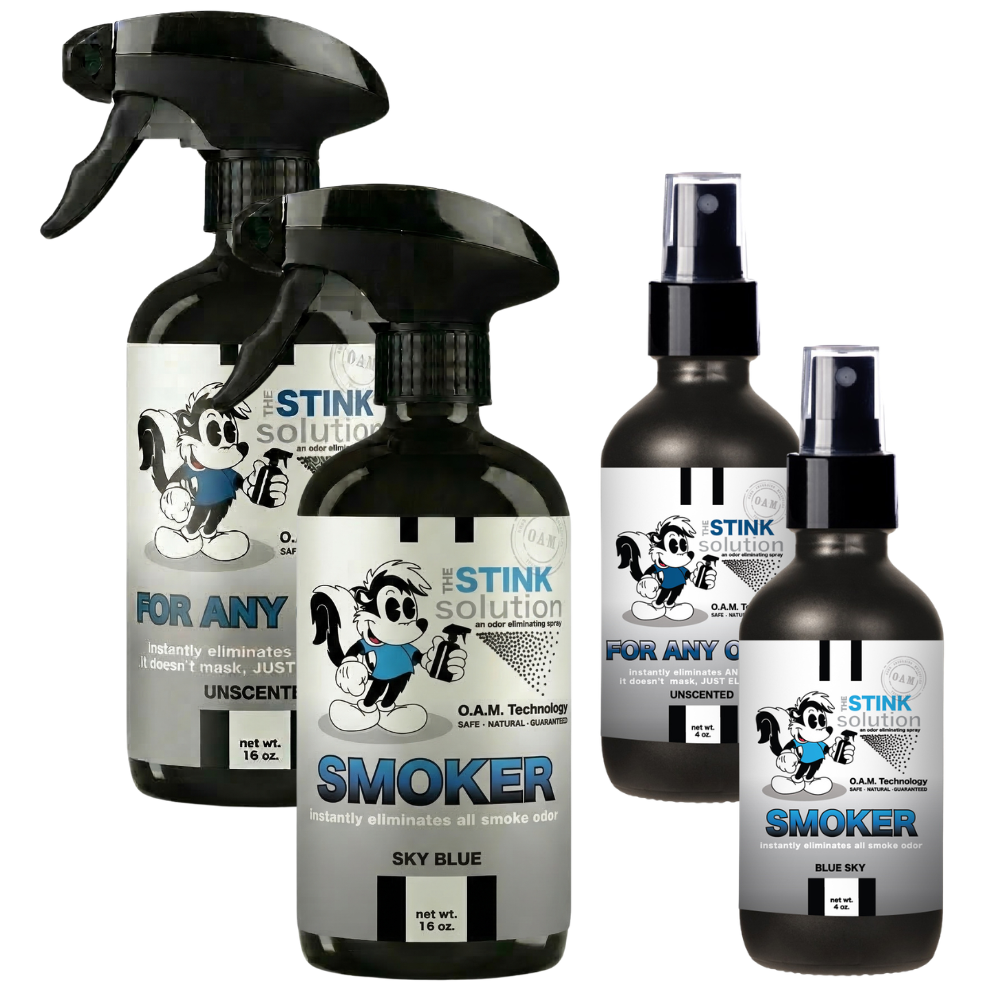 Buy 2 Get 2 FREE Bundle - Smoke Odor Eliminator in Sky Blue Fragrance + Unscented
