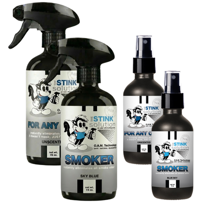 Buy 2 Get 2 FREE Bundle - Smoke Odor Eliminator in Sky Blue Fragrance + Unscented