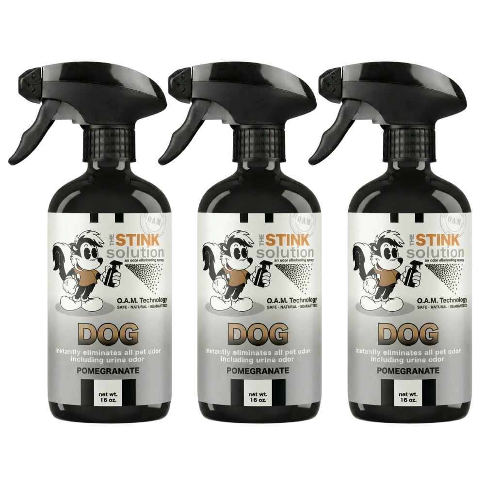Three Pack - Two Dog Odor Eliminating Sprays + One Spray of Choice 16 oz
