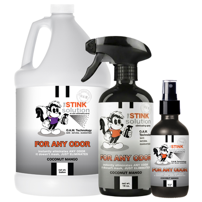For Any Odor Eliminating Spray in Gallon, 16 oz. and 4 oz Bundle