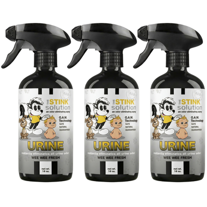 Three Pack - Two Urine Odor Eliminating Sprays + One Spray of Choice 16 oz