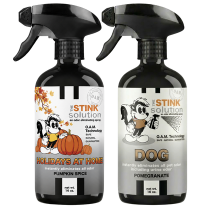 Holidays At Home Fall Pumpkin Spice Double Pack 16 oz. Odor Eliminating Sprays