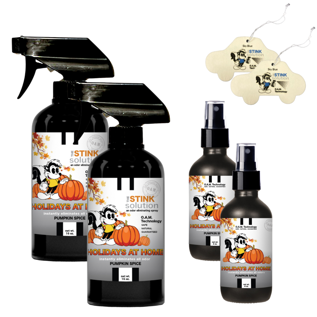 Natural, safe, non-toxic, enzyme-free odor eliminating spray. Multi-purpose use for any odor: smoke, urine, food, sweat, and more. Safe to spray anywhere: homes, cars, furniture, bathroom, carpet, and more.