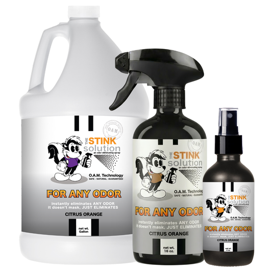 For Any Odor Eliminating Spray in Gallon, 16 oz. and 4 oz Bundle