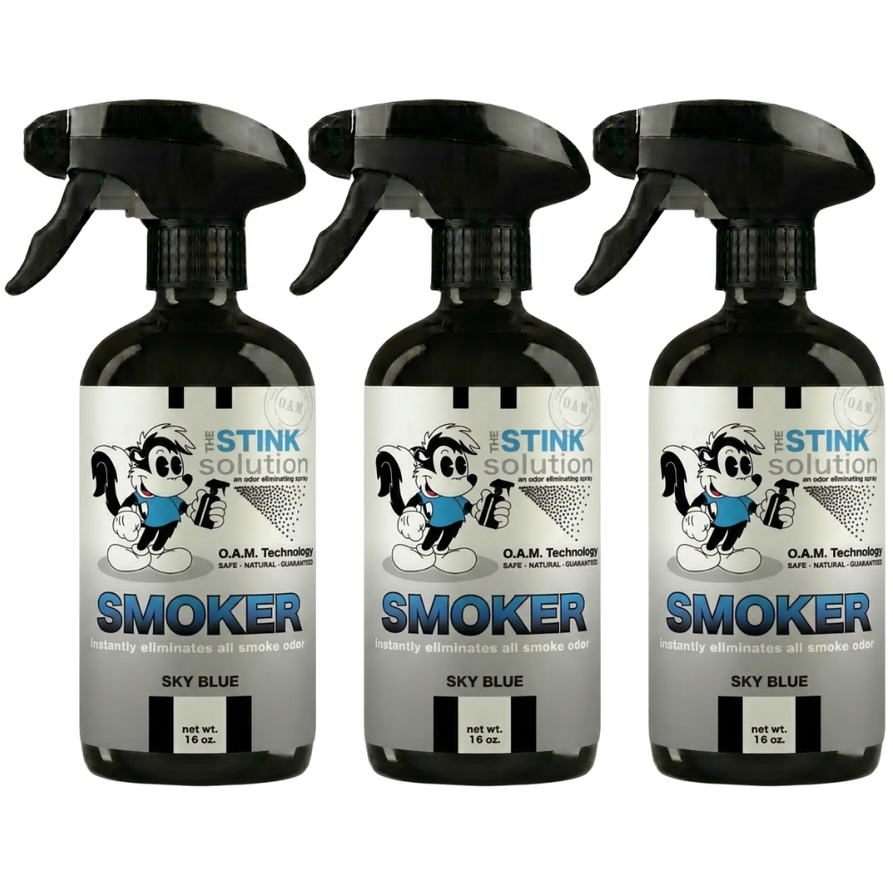 Three Pack - Two Smoke Odor Eliminating Sprays + One Spray of Choice 16 oz