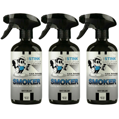 Three Pack - Two Smoke Odor Eliminating Sprays + One Spray of Choice 16 oz