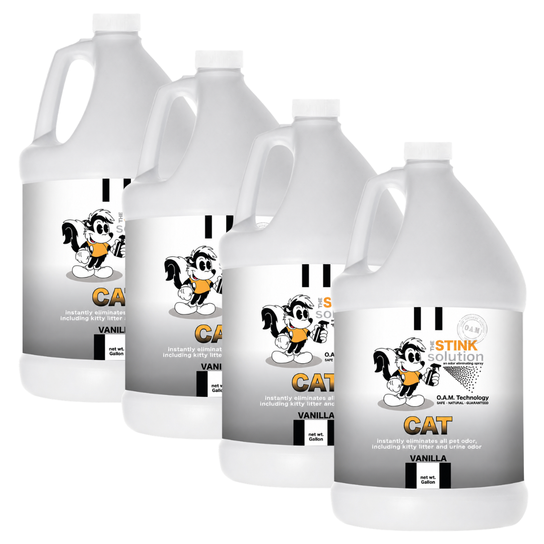 Gallon Refills 4 Pack - Cat Odor Eliminating Spray in Vanilla Fragrance