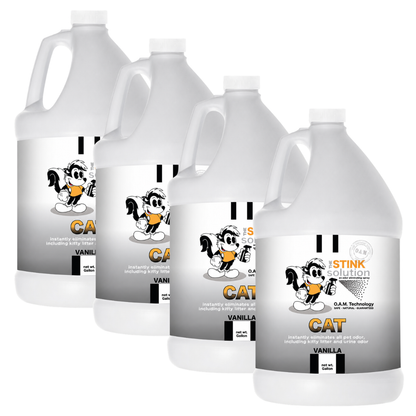 Gallon Refills 4 Pack - Cat Odor Eliminating Spray in Vanilla Fragrance