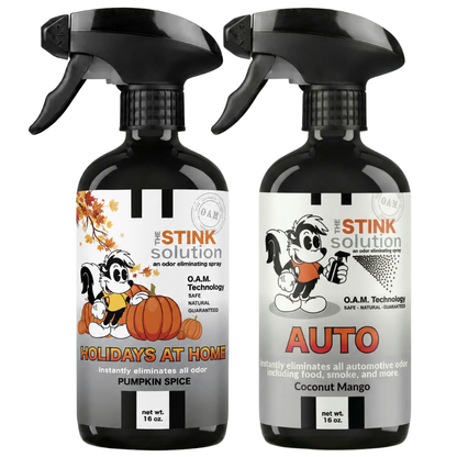 Holidays At Home Fall Pumpkin Spice Double Pack 16 oz. Odor Eliminating Sprays