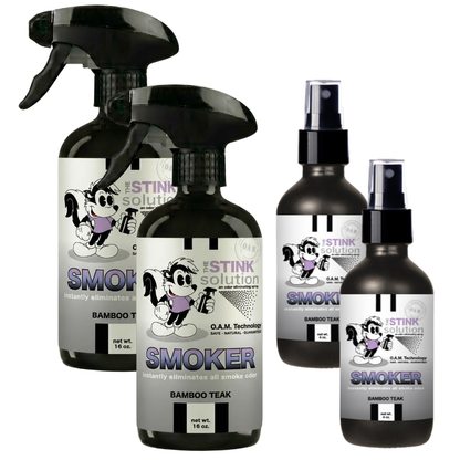 Buy 2 Get 2 FREE Bundle - Smoke Odor Eliminator in Bamboo Teak Fragrance