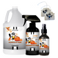 Triple Pack Fall Odor Eliminating Spray in Pumpkin Spice Gallon, 16 oz. and 4 oz Bundle + 2 FREE Car Air Fresheners