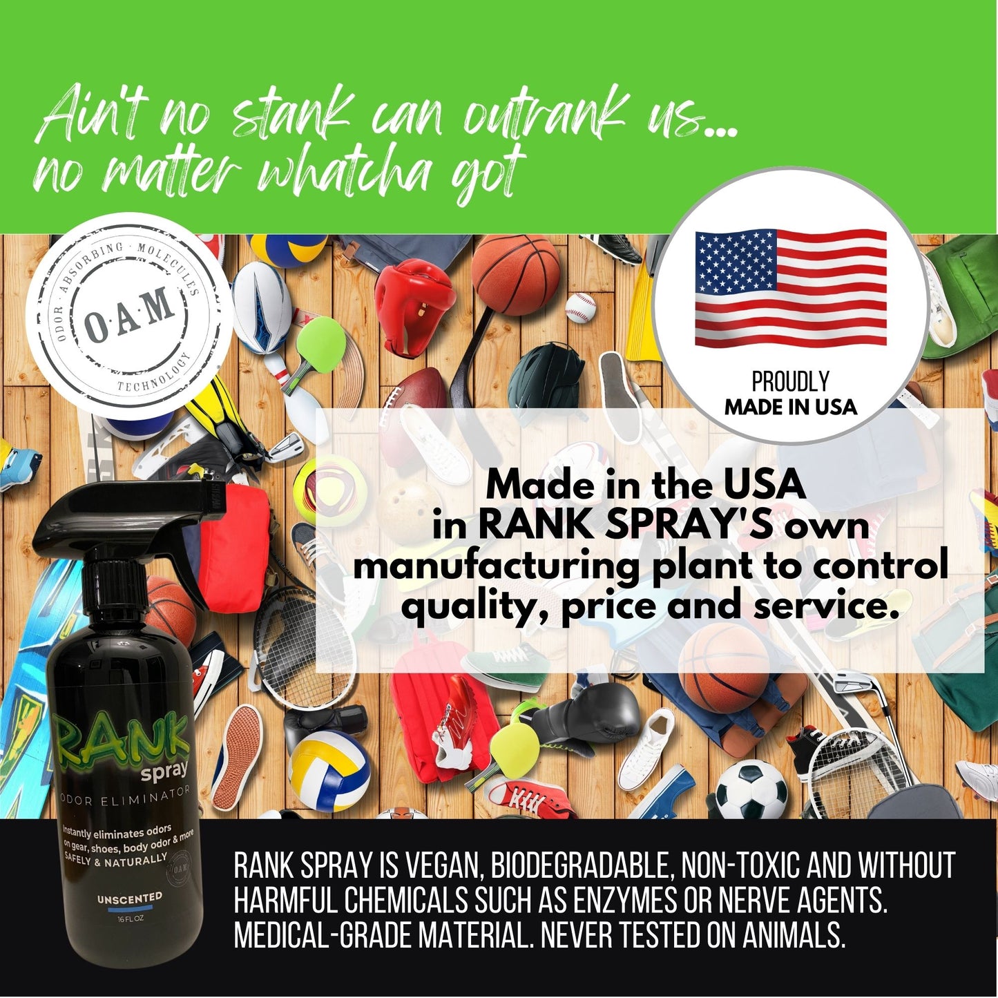 CLEARANCE RANK Odor Eliminating Spray Single 4 oz Bottle