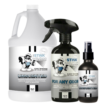 For Any Odor Eliminating Spray in Gallon, 16 oz. and 4 oz Bundle