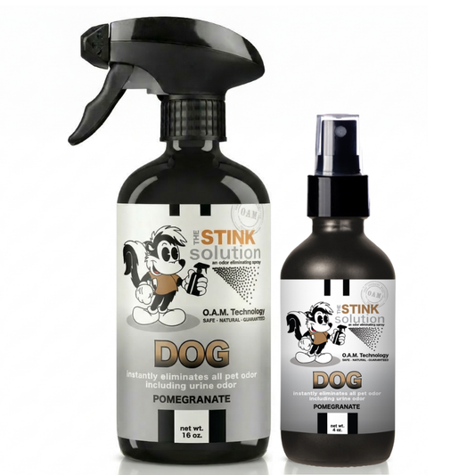 Twin Pack Dog Pomegranate 16 oz and 4 oz Bundle | Odor Eliminating Spray
