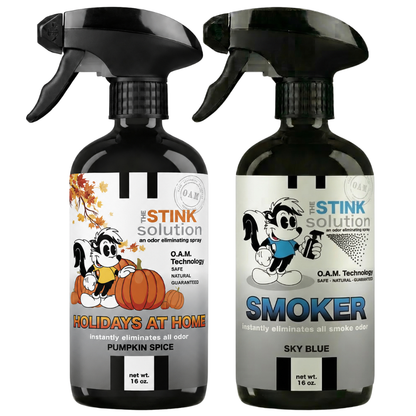 Holidays At Home Fall Pumpkin Spice Double Pack 16 oz. Odor Eliminating Sprays
