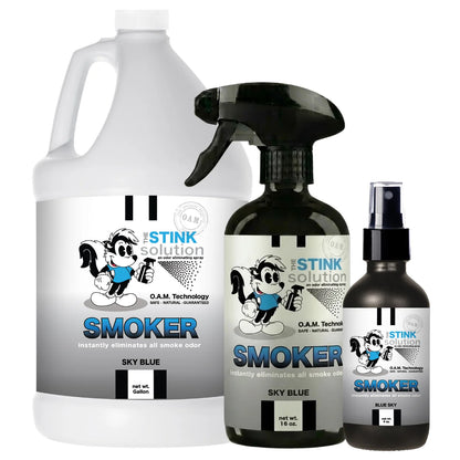 Smoker Odor Eliminating Spray in Gallon, 16 oz. and 4 oz Bundle