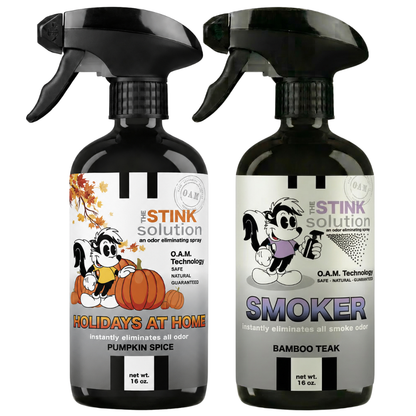 Holidays At Home Fall Pumpkin Spice Double Pack 16 oz. Odor Eliminating Sprays