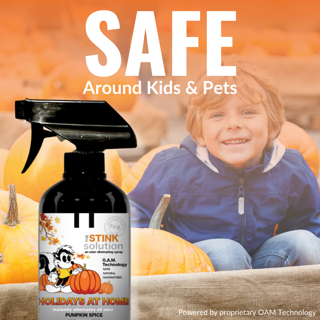 Triple Pack Fall Odor Eliminating Spray in Pumpkin Spice Gallon, 16 oz. and 4 oz Bundle + 2 FREE Car Air Fresheners