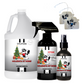 Triple Pack Holiday Odor Eliminating Spray in Holiday Scents Gallon, 16 oz. and 4 oz Bundle + 2 FREE Car Air Fresheners