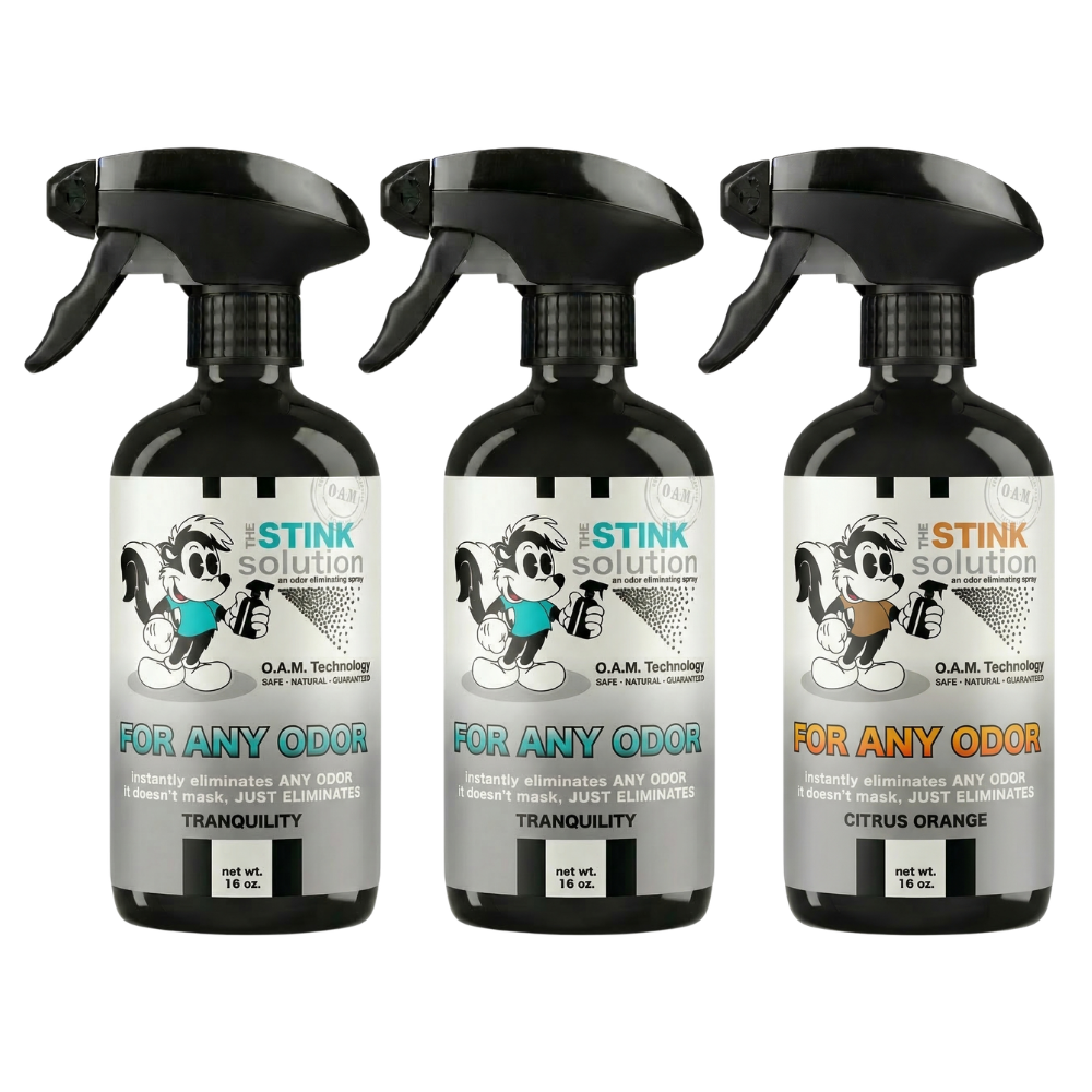 Three Pack - Three For Any Odor Eliminating Sprays of Choice 16 oz