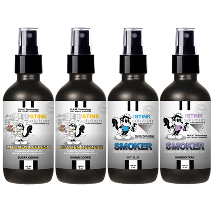 Buy 3 Get 1 FREE - Kitchen Sampler Set 4 oz Odor Eliminating Sprays
