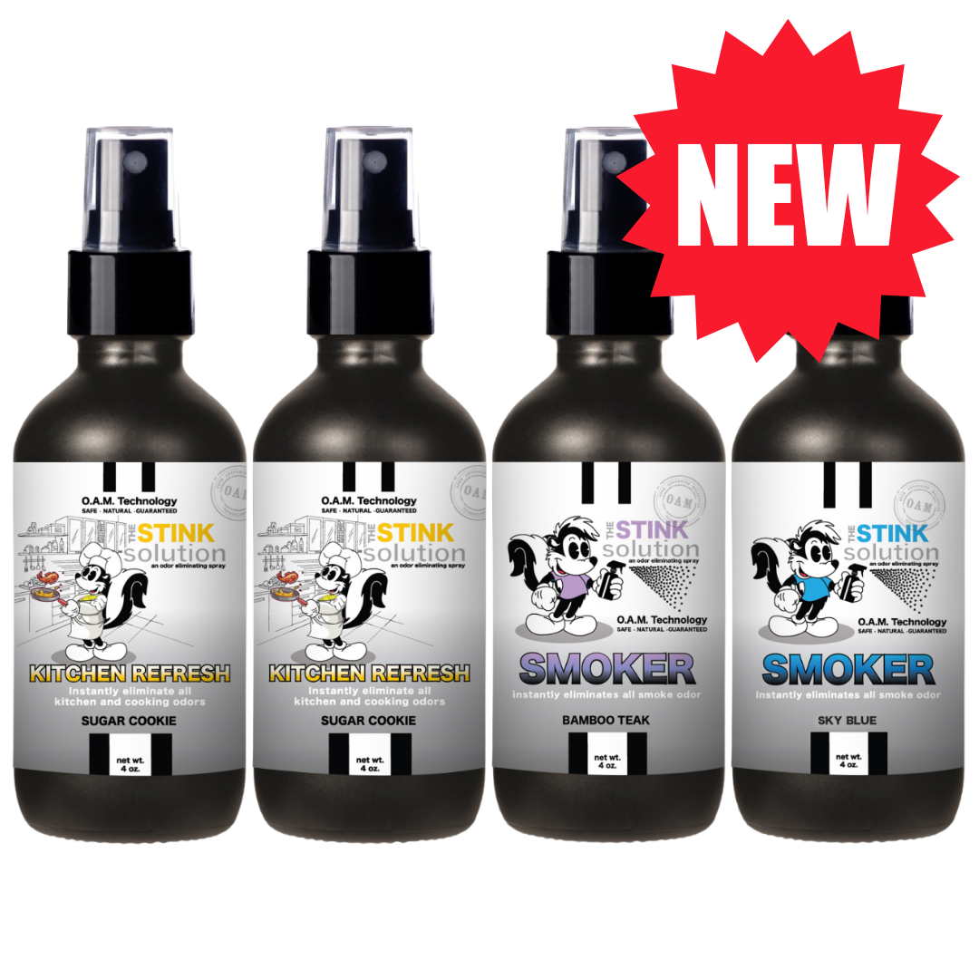 Buy 3 Get 1 FREE - Kitchen Sampler Set 4 oz Odor Eliminating Sprays