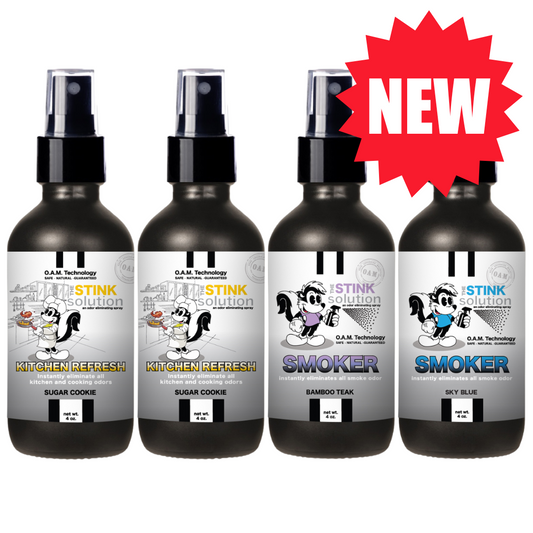 Buy 3 Get 1 FREE - Kitchen Sampler Set 4 oz Odor Eliminating Sprays