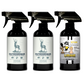 Three Pack - Two Odorless Outdoorsman Odor Eliminating Sprays + One Spray of Choice 16 oz
