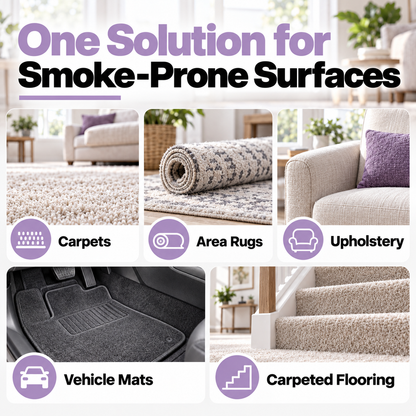The Stink Solution Carpet Odor Remover for Smoke – Bamboo Teak, 64 fl oz