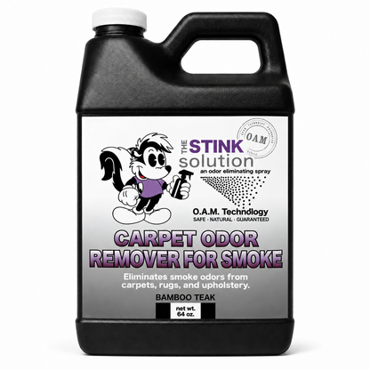 The Stink Solution Carpet Odor Remover for Smoke – Bamboo Teak, 64 fl oz
