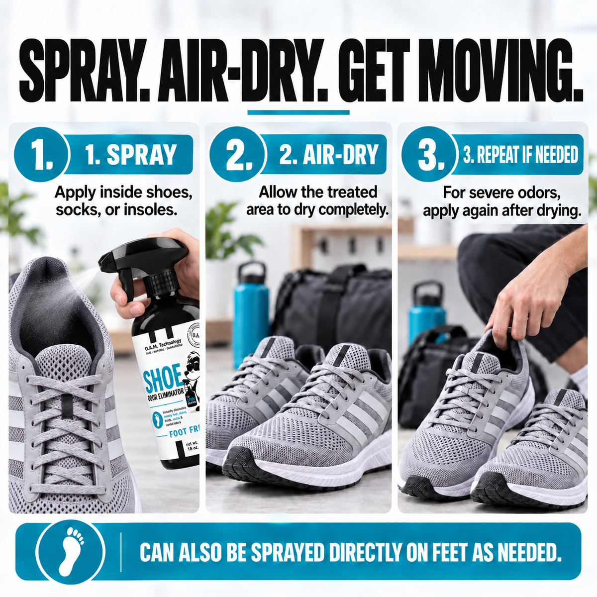 Shoe Double Pack 16 oz. Odor Eliminating Sprays