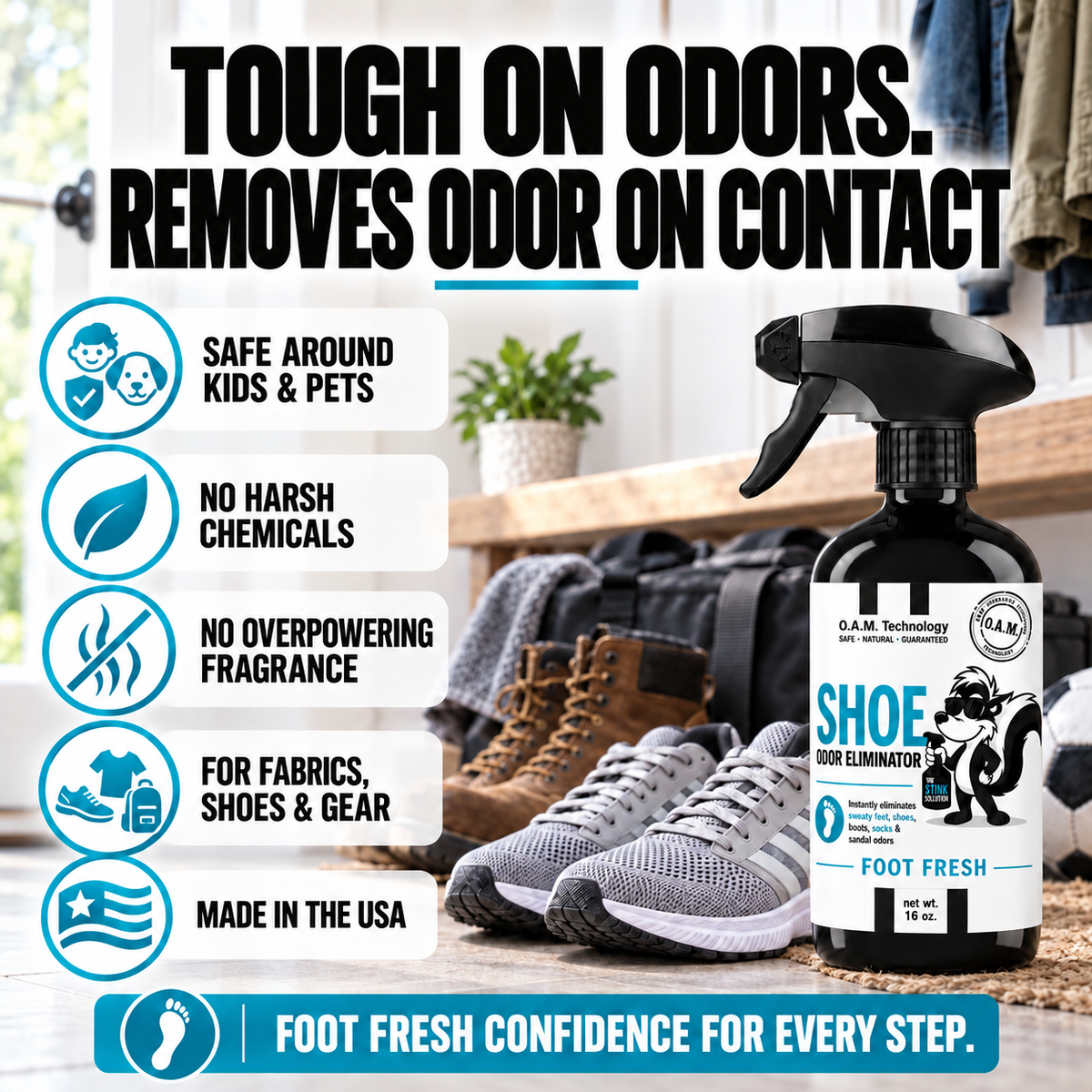 Shoe Double Pack 16 oz. Odor Eliminating Sprays
