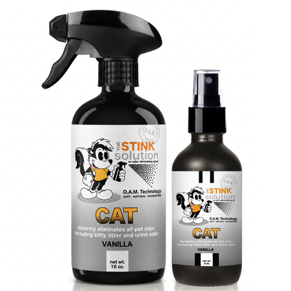 Twin Pack Cat Citrus Orange 16 oz and 4 oz Bundle | Odor Eliminating Spray