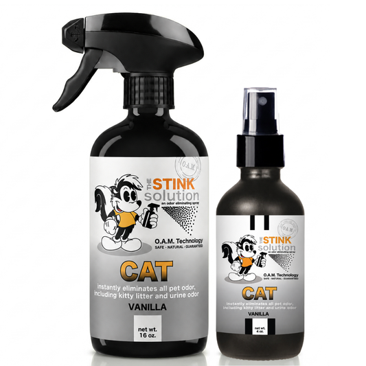 Twin Pack Cat Citrus Orange 16 oz and 4 oz Bundle | Odor Eliminating Spray