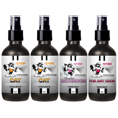 Buy 3 Get 1 FREE - Pet Sampler Set 4 oz Odor Eliminating Sprays