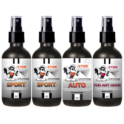 Buy 3 Get 1 FREE - Sport Sampler Set 4 oz Odor Eliminating Sprays