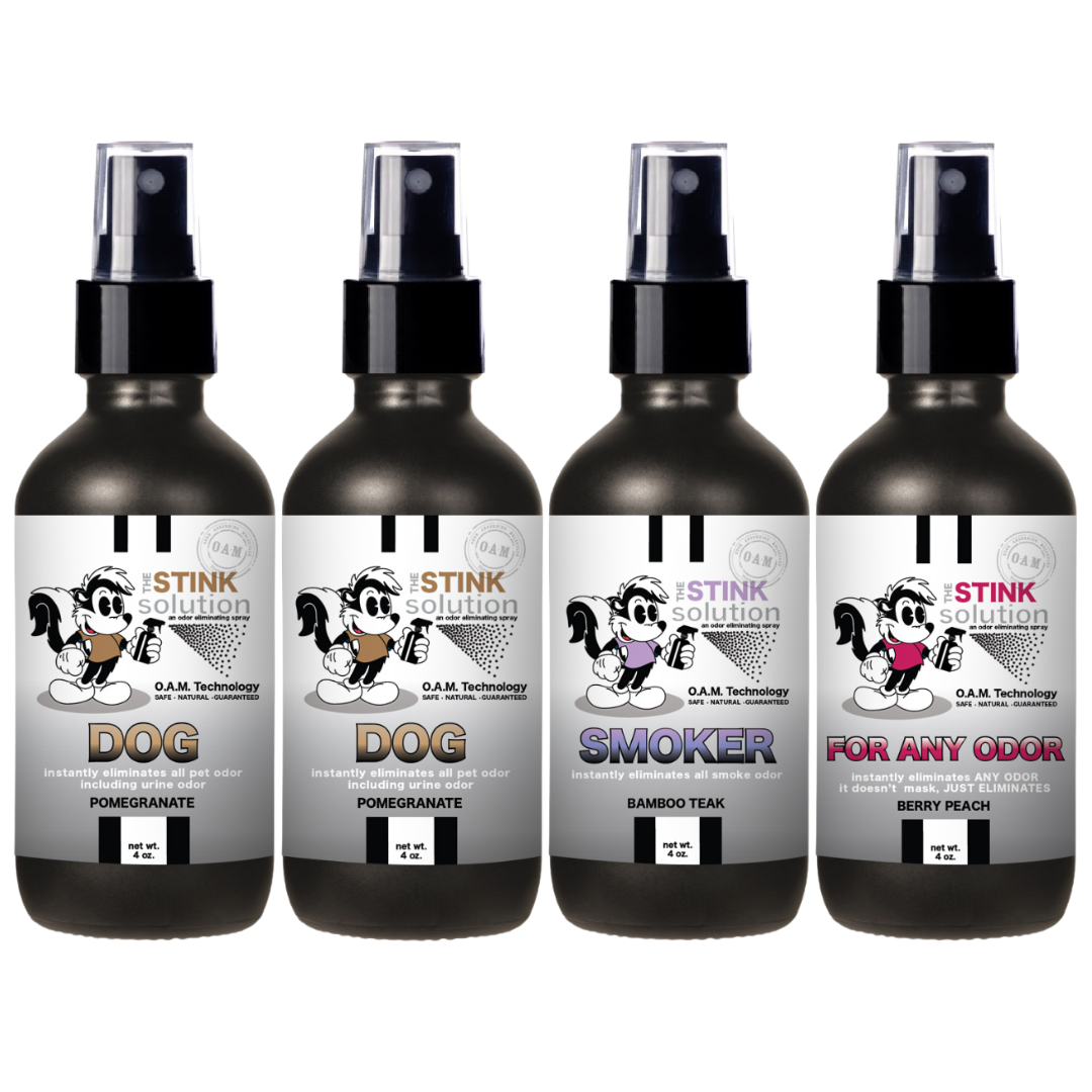 Buy 3 Get 1 FREE - Pet Sampler Set 4 oz Odor Eliminating Sprays