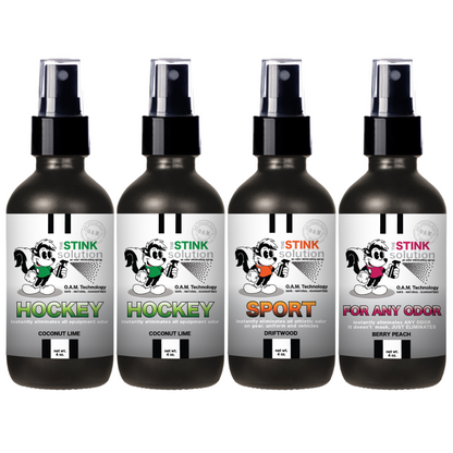 Buy 3 Get 1 FREE - Hockey Sampler Set 4 oz Odor Eliminating Sprays