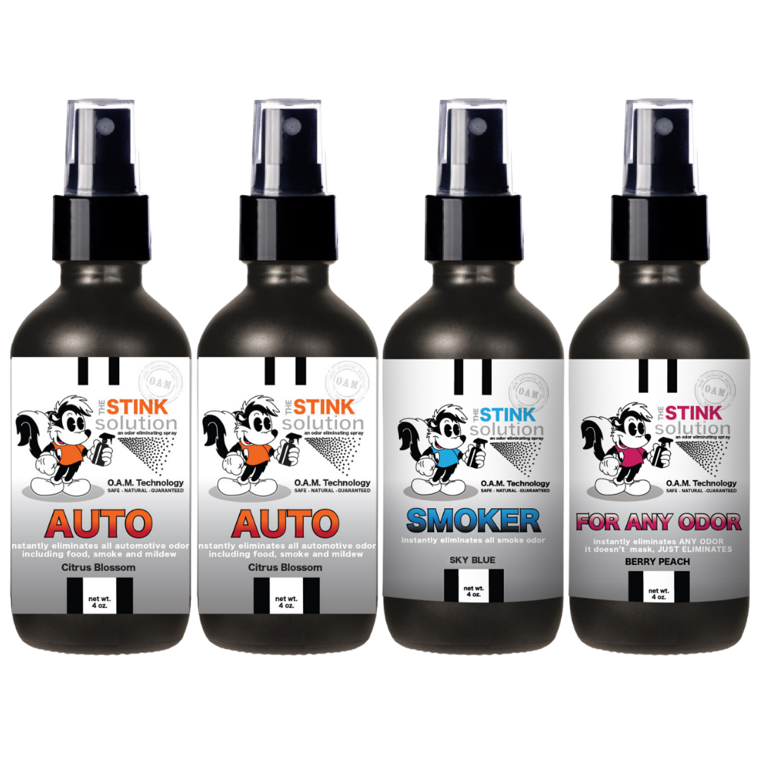 Buy 3 Get 1 FREE - Auto Sampler Set 4 oz Odor Eliminating Sprays