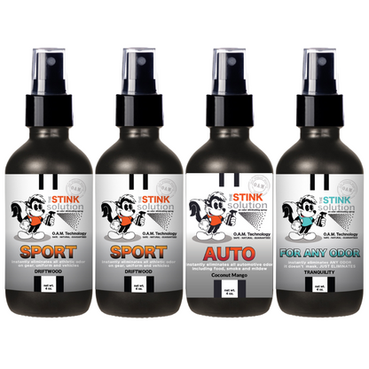 Buy 3 Get 1 FREE - Sport Sampler Set 4 oz Odor Eliminating Sprays