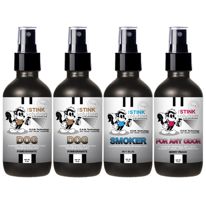 Buy 3 Get 1 FREE - Pet Sampler Set 4 oz Odor Eliminating Sprays