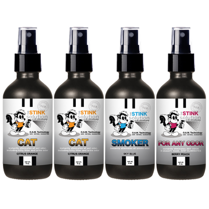 Buy 3 Get 1 FREE - Pet Sampler Set 4 oz Odor Eliminating Sprays