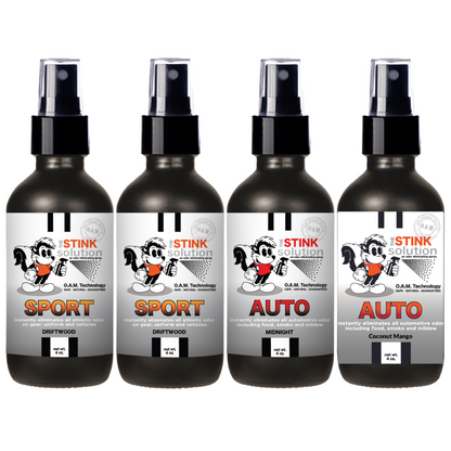 Buy 3 Get 1 FREE - Sport Sampler Set 4 oz Odor Eliminating Sprays