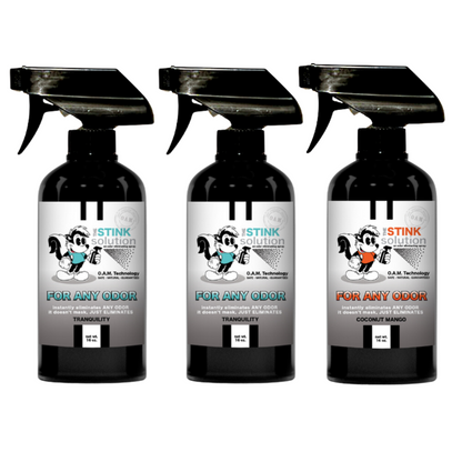 Three Pack - Three For Any Odor Eliminating Sprays of Choice 16 oz