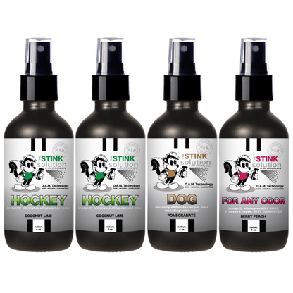 Buy 3 Get 1 FREE - Hockey Sampler Set 4 oz Odor Eliminating Sprays