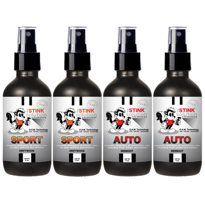 Buy 3 Get 1 FREE - Sport Sampler Set 4 oz Odor Eliminating Sprays