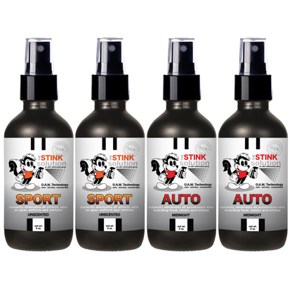 Buy 3 Get 1 FREE - Sport Sampler Set 4 oz Odor Eliminating Sprays